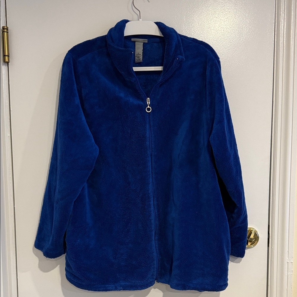 Catherines Blue Full-Zip Hoodie